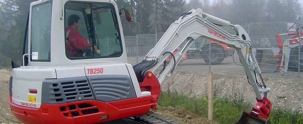 Takeuchi bager TB 250 za tvrtku Iskopi Gazi Mesić