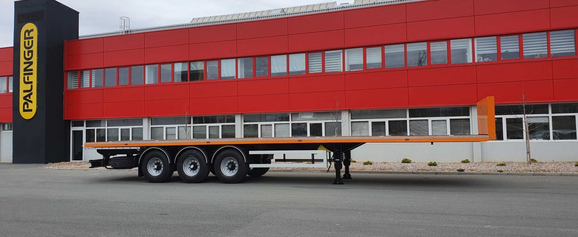 Semi-trailer PPSM39 for pipe transport delivered to STSI