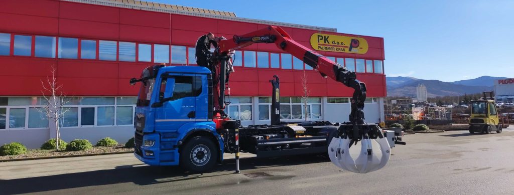 Recycling nadogradnja s Palfinger hidrauličnom opremom za Gora-Metal