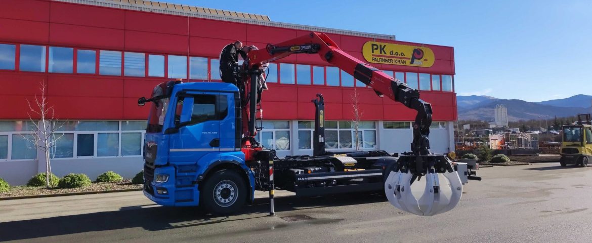 Recycling nadogradnja s Palfinger hidrauličnom opremom za Gora-Metal