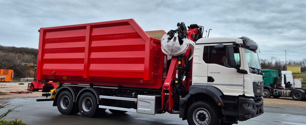 Recycling truck upgrade for the company Sabirač